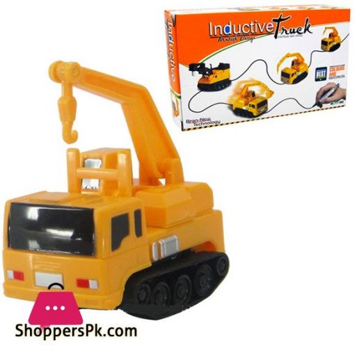 Inductive Truck Toys Figure Tank Car Pen Draw Lines Induction Rail Car