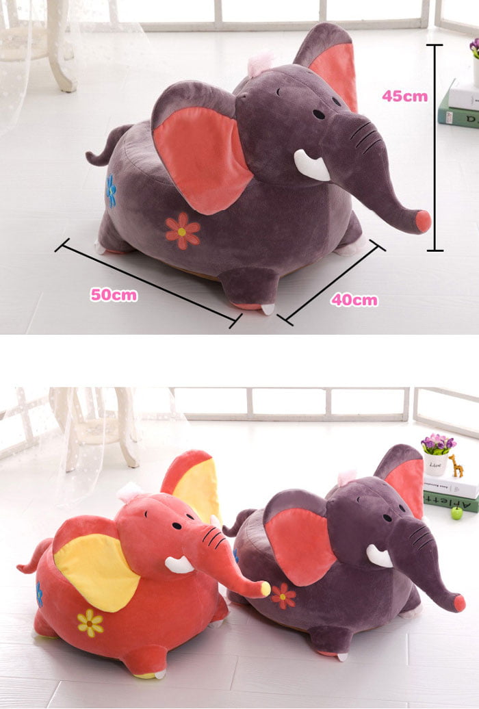 Kids Comfortable Plush Elephant Sofa Seat 2 - 8 Years Kids
