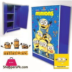 Kids Wooden Wardrobe 2 Door ( Minions )