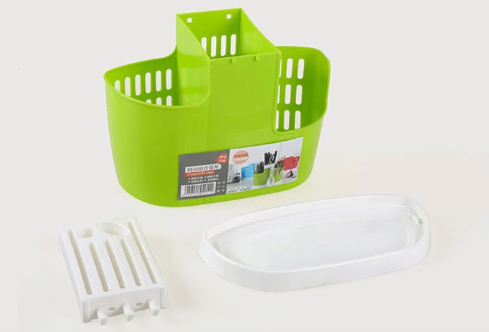 Kitchen Spoon Chopsticks Fork Knife Draining Rack Storage Tool Holder Organizer