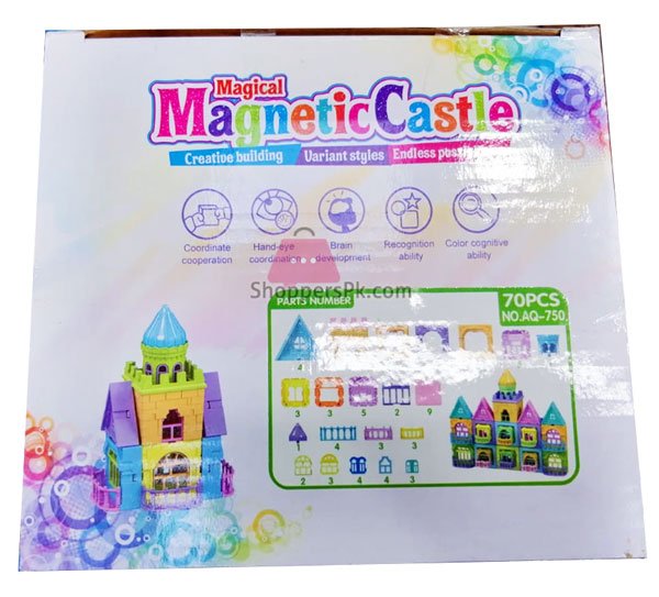 Magical Magnetic Castle For Kid 70 Pieces