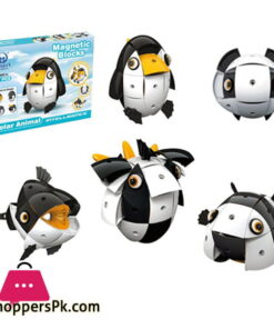 Magnetic Blocks Polar Animal 77 Pieces