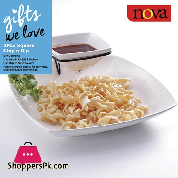 Nova 2 Pcs Square Chip &Amp; Dip Hj19360 3 Nova 2 Pcs Square Chip &Amp; Dip Hj19360