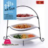 Nova 3 Tier Serving Bowl Hj20436 1 Nova 3 Tier Serving Bowl Hj20436
