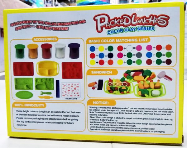 Packed Lunches Color Clay