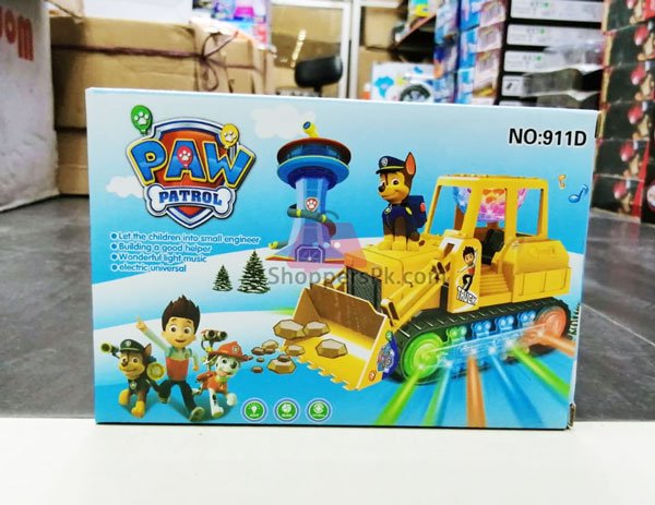 Paw Patrol Bulldozer With Light and Sound For Kid