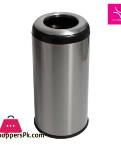 Primanova Lima Stainless Steel Dustbin Half Cover M-E24-K0630 Liter Turkey Made