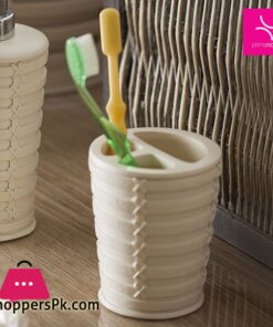 Primanova Palm Beige Toothbrush Holder Break-Resistant Resin Material Turkey Made D-15922