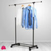 Single Pole Stainless Steal Clothes Rack