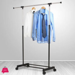 Single Pole Stainless Steal Clothes Rack