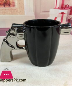 Revolver Gun Mug Ceramic 400 ML