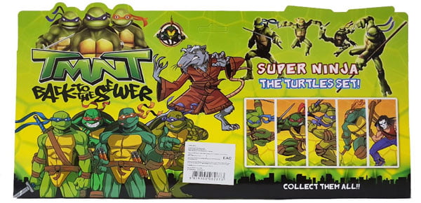 Set Of 4 Teenage Mutant Ninja Turtles And A Shredder