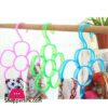 Acrylic Flower Style Scarf and Organizer Hanger 6 Hole