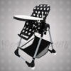 1014-B Black Polka Dots(19-3) Adjustable High Chair-In-Pakistan