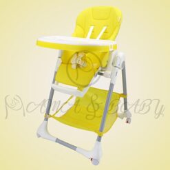 1014-B YELLOW PLAIN(19-2) ADJUSTABLE HIGH CHAIR-in-Pakistan