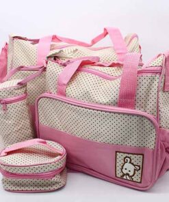 Baby Bag 5Pcs Set Pink Dot M&Amp;B - Image 2