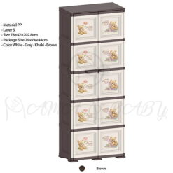 5 Layers Cupboard Cute Bear 78415