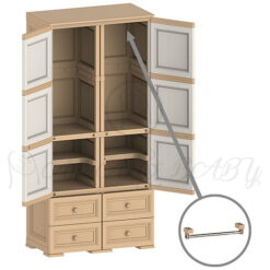 4+3Layer Love Red Rose 79403B