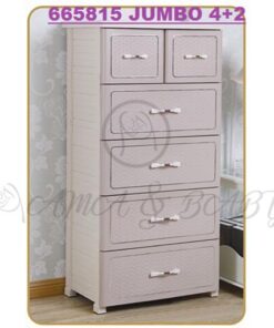 4+2 Jumbo Drawers Alpaca Ash 665815 - Image 3