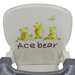 Th311N Gray/White High Chair Taiwan Made