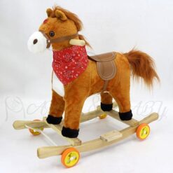 Rocking Horse With Wheel Small 011+M