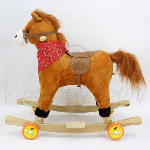 ROCKING HORSE WITH WHEEL SMALL 011+M