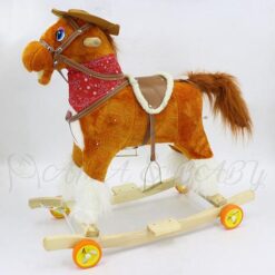 Rocking Horse With Wheel Medium 01+M