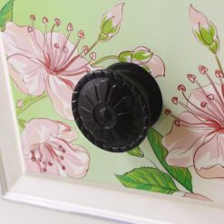 4+2 Jumbo Handle Drawers White Green Flower 705863