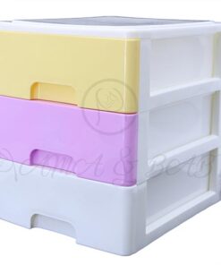 3LAYER MINI DRAWERS WITH HANDLE MULTI COLOUR HD17206-in-Pakistan