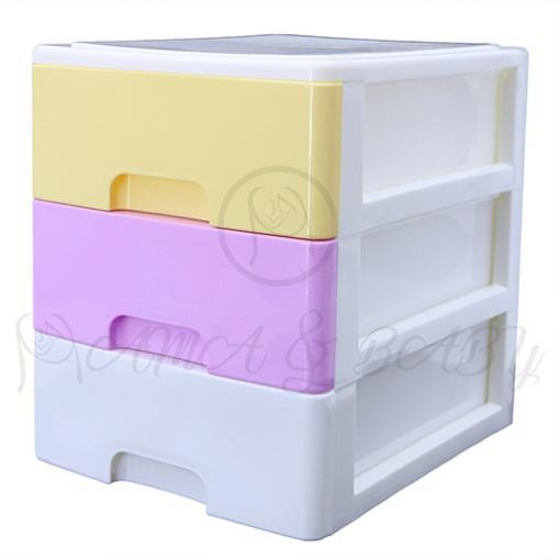 3LAYER MINI DRAWERS WITH HANDLE MULTI COLOUR HD17206-in-Pakistan
