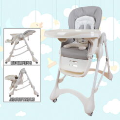E-102S Gray High Chair
