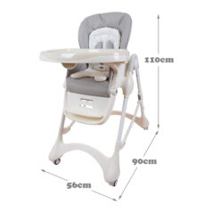 E-102S Gray High Chair