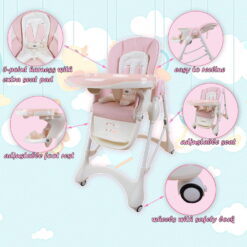 E-102S Pink High Chair