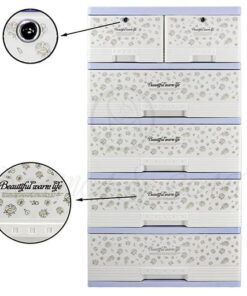4+2 Drawer Small Floral 6915 - Image 3