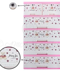 4+2 Drawer Floral Bear 6415 - Image 3