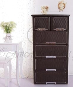 4+2 Drawer Chinese Coffe Brown Na-585812 - Image 2