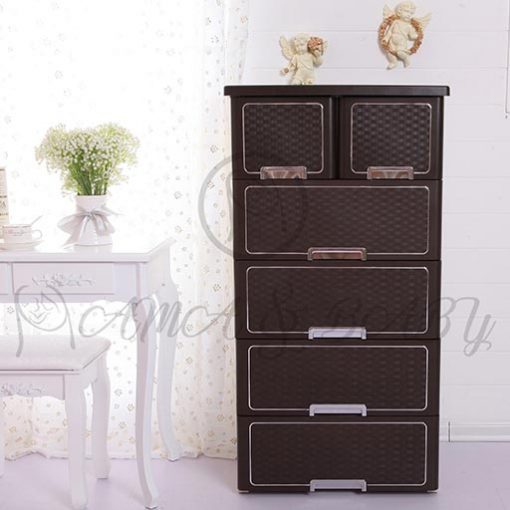 4+2 DRAWER CHINESE COFFE BROWN NA-585812