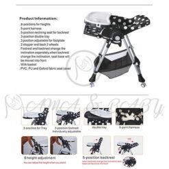 1015 Black Panda (19-4) Adjustable High Cahir