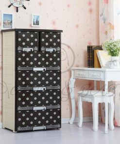 4+2 DRAWER HOT FLOWER COFFE BROWN NA-585852-in-Pakistan