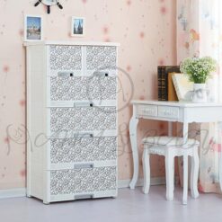 4+2 DRAWER HOT FLOWER PEARL WHITE NA-585856-in-Pakistan