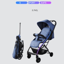 Baobaohao Denim Blue Sea Horse Exclusive Stroller S1-291 12 Baobaohao Denim Blue Sea Horse Exclusive Stroller S1-291