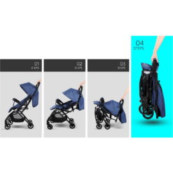 Baobaohao Denim Blue Sea Horse Exclusive Stroller S1-291 16 Baobaohao Denim Blue Sea Horse Exclusive Stroller S1-291
