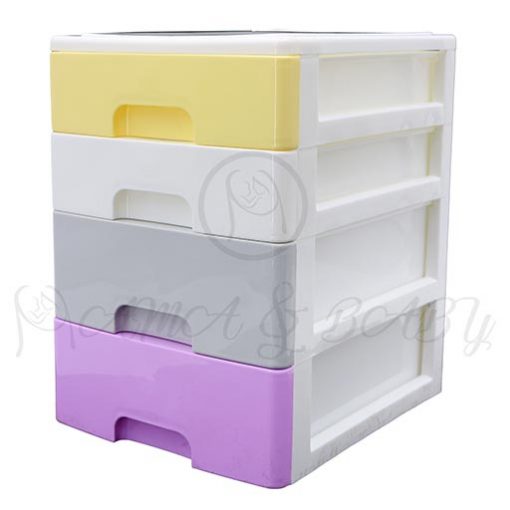 4LAYER MINI DRAWERS WITH HANDLE MULTI COLOUR HD17205-in-Pakistan