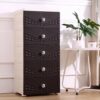 5 Layers Drawers Shangya Continental Coffee Brown 395562-In-Pakistan