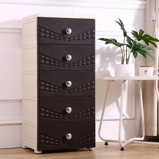 5 LAYERS DRAWERS SHANGYA CONTINENTAL COFFEE BROWN 395562-in-Pakistan