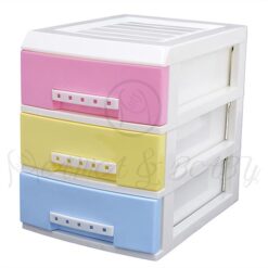 3Layer Mini Drawers With Handle Multi Colour Hd172337
