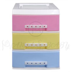 3Layer Mini Drawers With Handle Multi Colour Hd172337