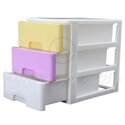 3Layer Mini Drawers With Handle Multi Colour Hd17206