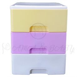 3Layer Mini Drawers With Handle Multi Colour Hd17206
