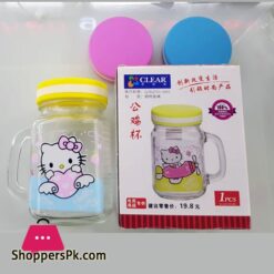 Clear Glassware Hello Kitty Mason Jar BQT01-2002